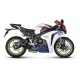Akrapovic Halbe Rennleitung aus Edelstahl/Carbon CBR1000RR 2008-2013