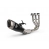 Akrapovic Rennsport-Auspuffanlage aus Edelstahl/Titan mit Montagesatz Trident 660 2021-2024