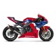 Akrapovic Anpassbarer SLIP-ON-Einzelschalldämpfer aus Carbon für CBR1000RR 2020-2023