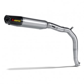 Akrapovic Anpassbarer Schalldämpfer SLIP-ON Mono-Schalldämpfer Titan 675 Daytona 2006-2012