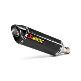 Akrapovic Anpassbarer Schalldämpfer SLIP-ON Mono-Schalldämpfer aus Carbon GSXR1000 2017-2024
