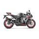 Akrapovic Anpassbarer Schalldämpfer SLIP-ON Mono-Schalldämpfer aus Carbon GSXR1000 2017-2024