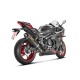 Akrapovic Anpassbarer Schalldämpfer SLIP-ON Mono-Schalldämpfer aus Carbon GSXR1000 2017-2024