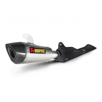 Akrapovic Anpassbarer Schalldämpfer SLIP-ON Mono-Schalldämpfer Titan GSX-S 1000 / 1000F 2015-2020