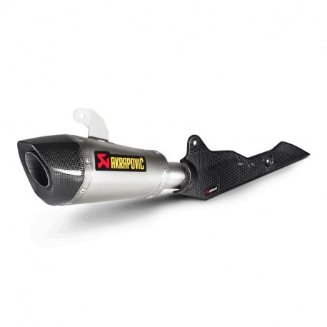 Akrapovic Anpassbarer Schalldämpfer SLIP-ON Mono-Schalldämpfer Titan GSX-S 1000 / 1000F 2015-2020
