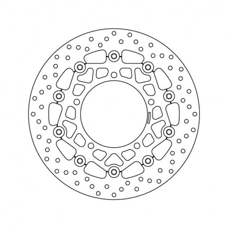 Disque de frein avant flottant 310 mm Brembo GSX-8R/S, GSX-S750, V-Strom 800 DE série oro
