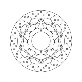 Brembo series oro floating front brake disc CBR600RR 2003-2024 CBR1000RR 2004-2005 | CB1000R | CB1300