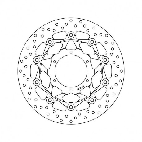 Brembo Schwimmende Bremsscheibe der Serie Oro CBR600RR 2003-2024 CBR1000RR 2004-2005 | CB1000R | CB1300