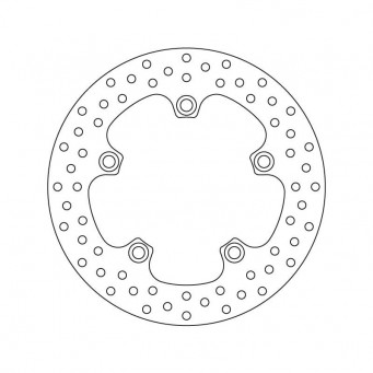 Brembo Feste Hinterradbremsscheibe 240 mm Serie Oro GSX600F | SV650/X | Gladius 650