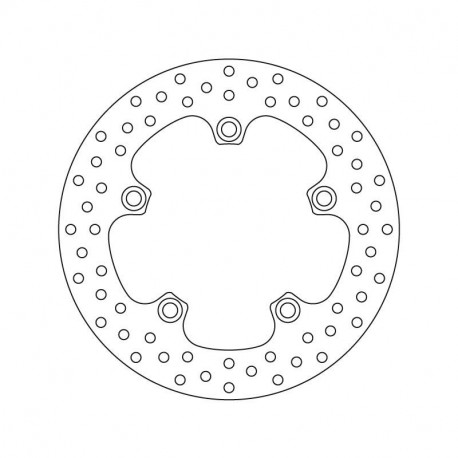 Brembo Feste Hinterradbremsscheibe 240 mm Serie Oro GSX600F | SV650/X | Gladius 650