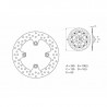 Brembo feste Hinterradbremsscheibe Serie Oro rund 240 mm Dicke 4,5 mm ZXR400 | ZR550 | ZZR600 | ZR-7/S