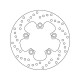Brembo Fixed rear brake disc Serie Oro 220 mm 