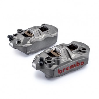 Brembo Pack of 2 M4 radial monobloc brake calipers, centre distance 108 mm