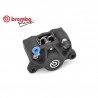 Brembo Guss-Bremssattel P2/32G hinten links, schwarz 84 mm Achsabstand für 5-mm-Scheibe