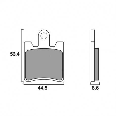 Brembo SA Sintered Road Trophy/SE Front Brake Pads for Yamaha FJR1300