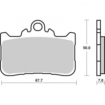 Brembo SA Sinter Road Front Brake Pads for CB500F/X | CBR500R | CB750 Hornet 2022-2023