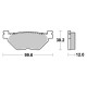 Brembo carbon ceramic rear brake pads T-Max 500/530/560