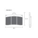 ZCOO Endurance front brake pads