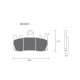 Plaquettes de frein avant ZCOO Vitesse S1000XR, BMW, APRILIA, DUCATI,...