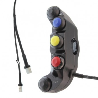 Commodo racing gauche 7 boutons + adaptateur I2M R1 2015-2024