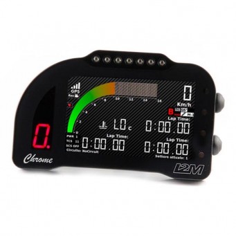 Tableau de bord et chronomètre Chrome Plus2 avec adaptateur plug & play I2M R1 2015-2024