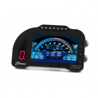 Tableau de bord et chronomètre Chrome PRO2 avec adaptateur plug & play I2M R1 2015-2024