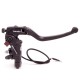 BREMBO PR15 RCS RR CORSA CORTA radial brake master cylinder, billet-machined, long folding lever.