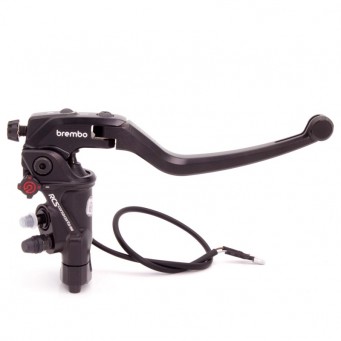 ﻿BREMBO PR15 RCS RR CORSA CORTA Radial-Hauptbremszylinder, gefräst, langer Klapphebel.