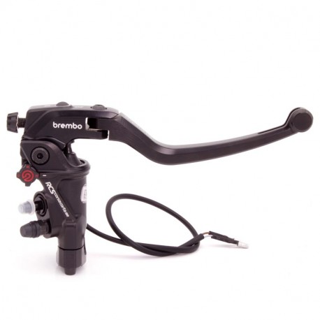 ﻿BREMBO PR15 RCS RR CORSA CORTA Radial-Hauptbremszylinder, gefräst, langer Klapphebel.