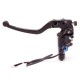 BREMBO PR15 RCS RR CORSA CORTA radial brake master cylinder, billet-machined, long folding lever.