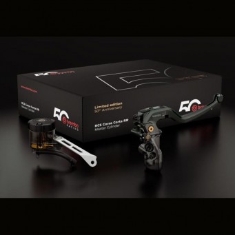 BREMBO PR17 RCS RR CORSA CORTA Radial-Hauptbremszylinder, gefräst, langer Klapphebel.