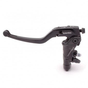 BREMBO RCS RR CORSA CORTA PR16 Radialkupplungs-Hauptbremszylinder, gefräst, langer Klapphebel.