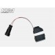 Adaptateur plug & play pour tableau de bord et chronomètre Chrome Plus2/Pro2 I2M Panigale V4/V4S 2025
