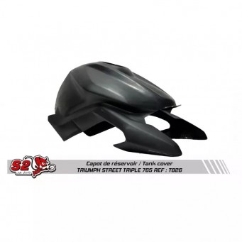 S2 Concept Luftansaugung Racing aus schwarzem Fiberglas Street Triple 765R/RS 2023-2024