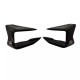 S2 Concept Black fiberglass front upper wings for the racing fairing R1 GP 2015-2025