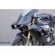 S2 Concept Black fiberglass front upper wings for the racing fairing R1 GP 2015-2025