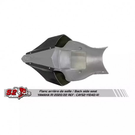 Ailerons de selle racing fibre de verre S2 CONCEPT R1/M2020-2025