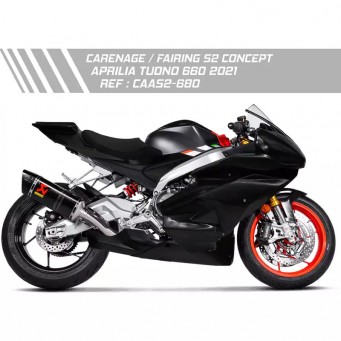 S2 Concept Komplette Racing-GFK-Verkleidung Tuono 660 2021–2024