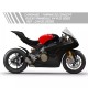 S2 Concept fiberglass racing fork head Panigale V4R/S 2022-2024 