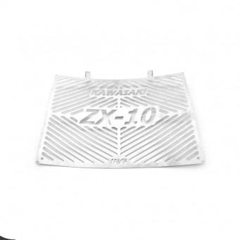 R&G Racing Engraved Stainless Steel Radiator Guard for ZX10RR 2021-2024