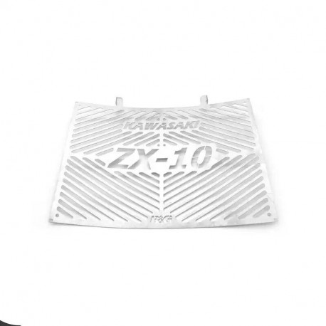 Grille de protection de radiateur gravée R&G Racing inox ZX10RR 2021-2024