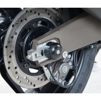 R&G Racing swingarm protection pads with 16mm / 24mm rear axle diameter for BMW / Suzuki / Yamaha