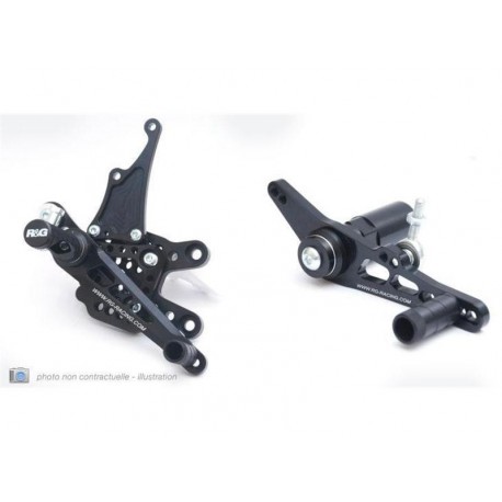 R&G hintere Fußrastenabdeckungen Set R6 2006-2016