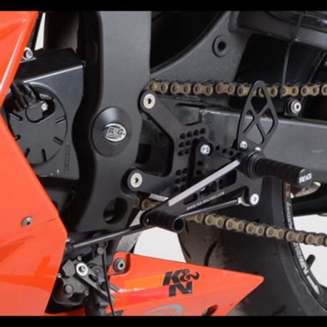 R&G Racing Footrest System without ECE for Kawasaki ZX6R