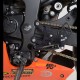 R&G Racing Fußrastenanlage ohne ABE für Kawasaki ZX6R