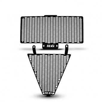 R&G Radiator Guard Set PRO BLACK Ducati Streetfighter V2 2022-2024