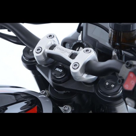 R&G Racing Fork Head Covers for Triumph Street Triple