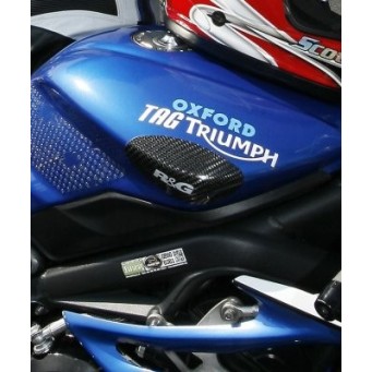 R&G Racing Carbon Tank Protektor Set Triumph Daytona 675 / R 2013- / Daytona 765 Moto 2