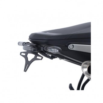 R&G Premium Kennzeichenhalter mit Hitzeschutz für Blinker KTM Duke 790 2018-2024 | Duke 890 R 2020-2024