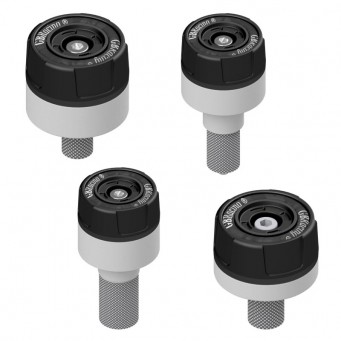 GB Racing front & rear spindle protectors Yamaha R1/M 2015-2025
